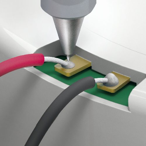 Image of solder application and laser melting -3