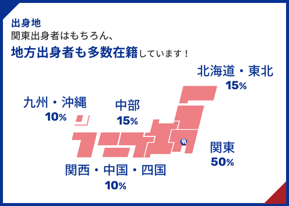 Not only from the hometown of Kanto, but also many local people are enrolled!